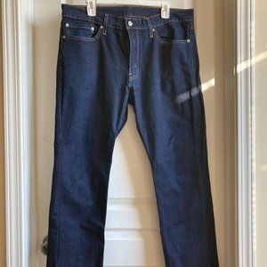 Levi 511 Dark Blue Straight Jeans SZ 36x30